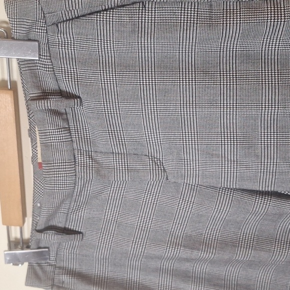 Gap Y2K straight Fit Stretch 8.5" Rise Glen Plaid Straight Leg Pants Size 2 - Picture 2 of 8